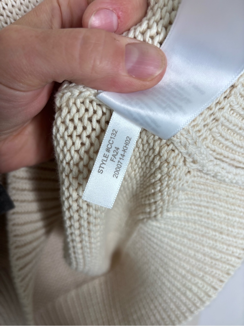 J.Crew Relaxed V-Neck Sweater 100% Cotton Size L NWT - Picture 10 of 12